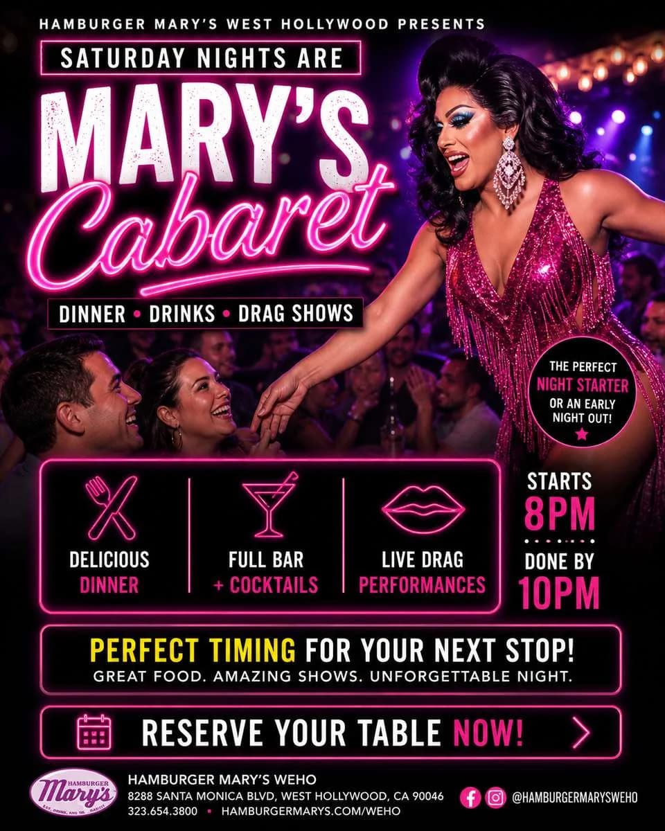 Mary's Cabaret Saturday
