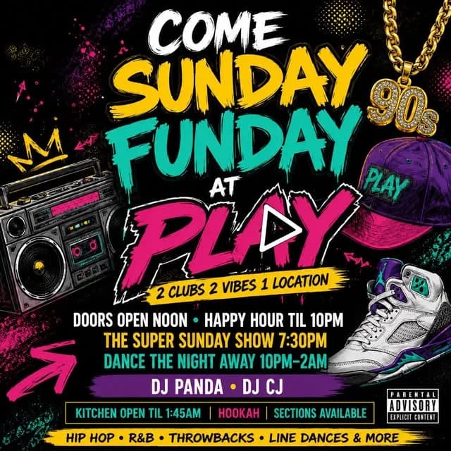 Sunday Funday 90s