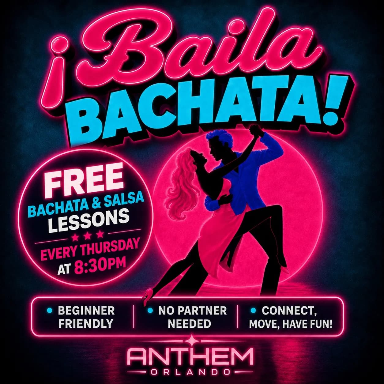 ¡Baila Bachata! Latin Night Dance Lessons