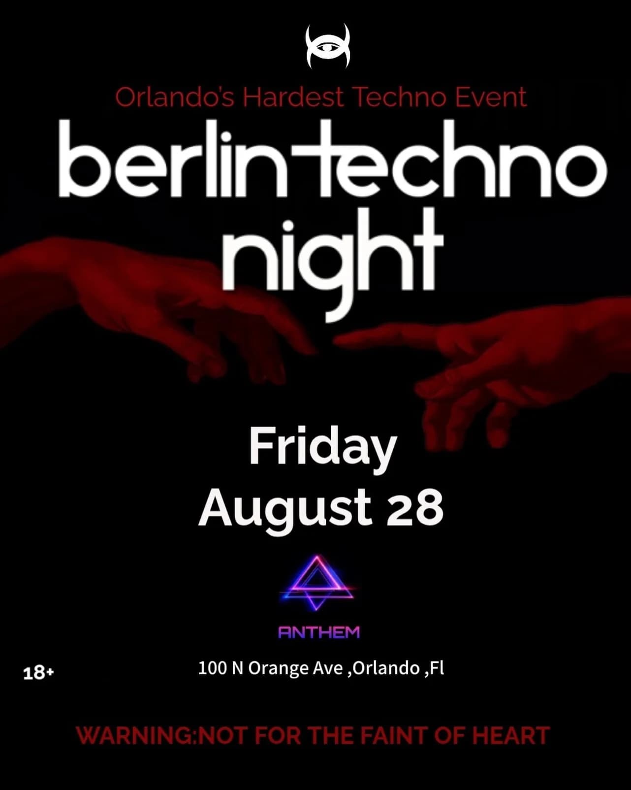 Berlin Techno Night at Anthem Orlando Friday