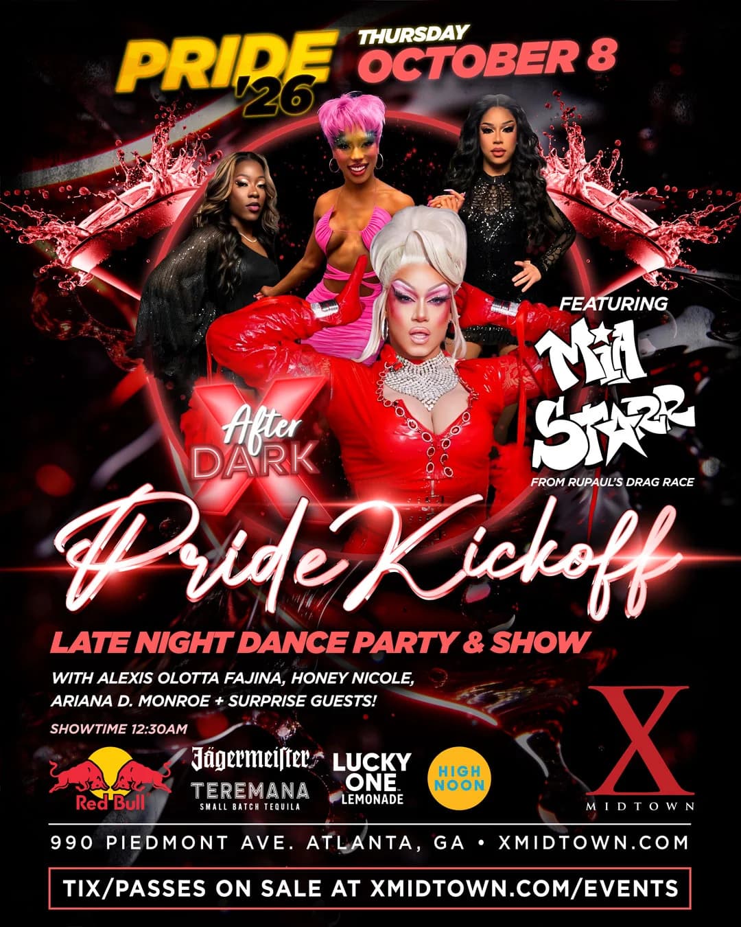 X After Dark Pride Kickoff