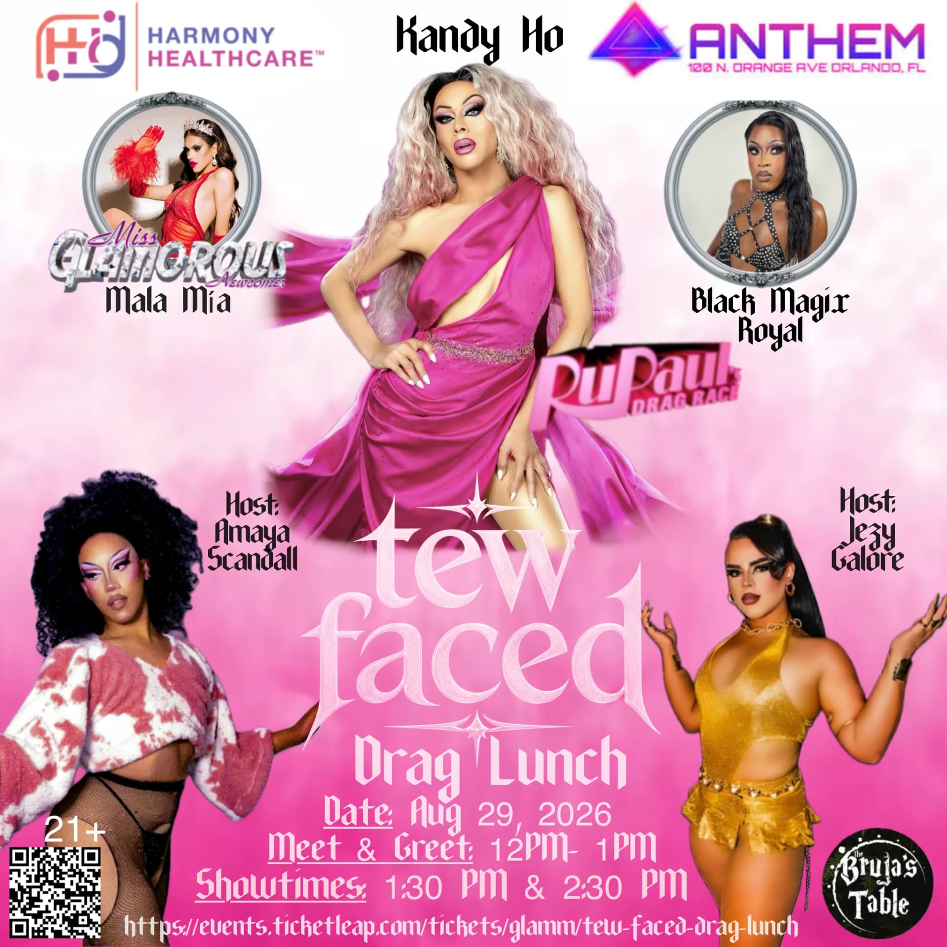 Tew Faced Drag Lunch Starring Kandy Ho