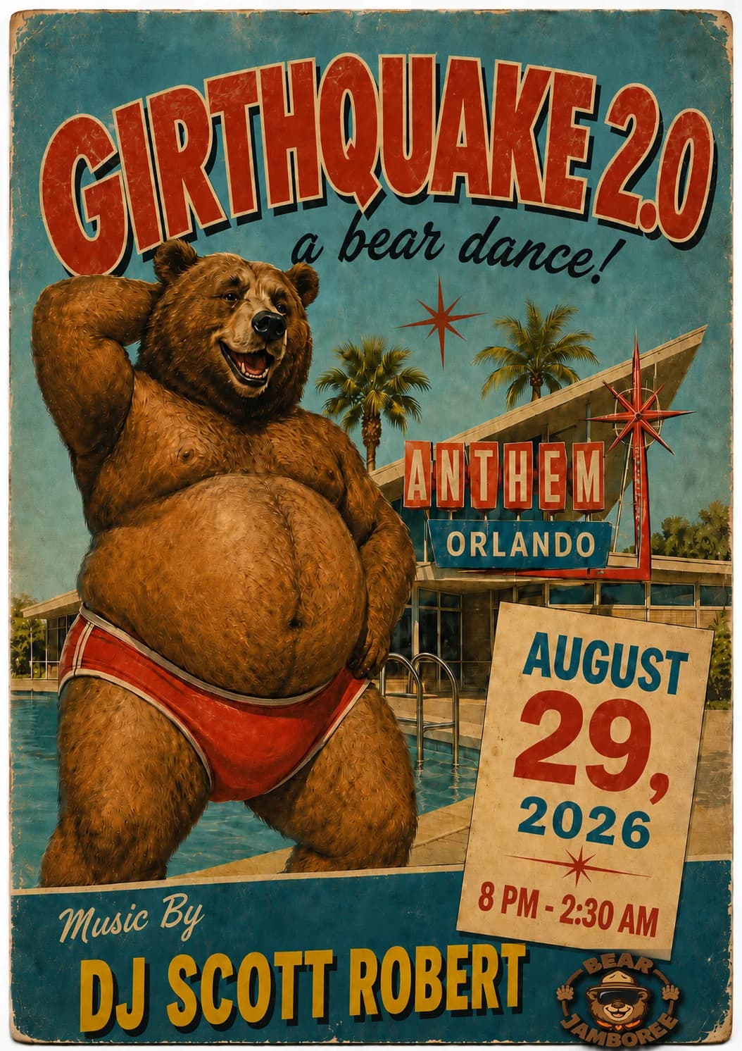 Girthquake 2.0: A Bear Dance with DJ Scott Robert