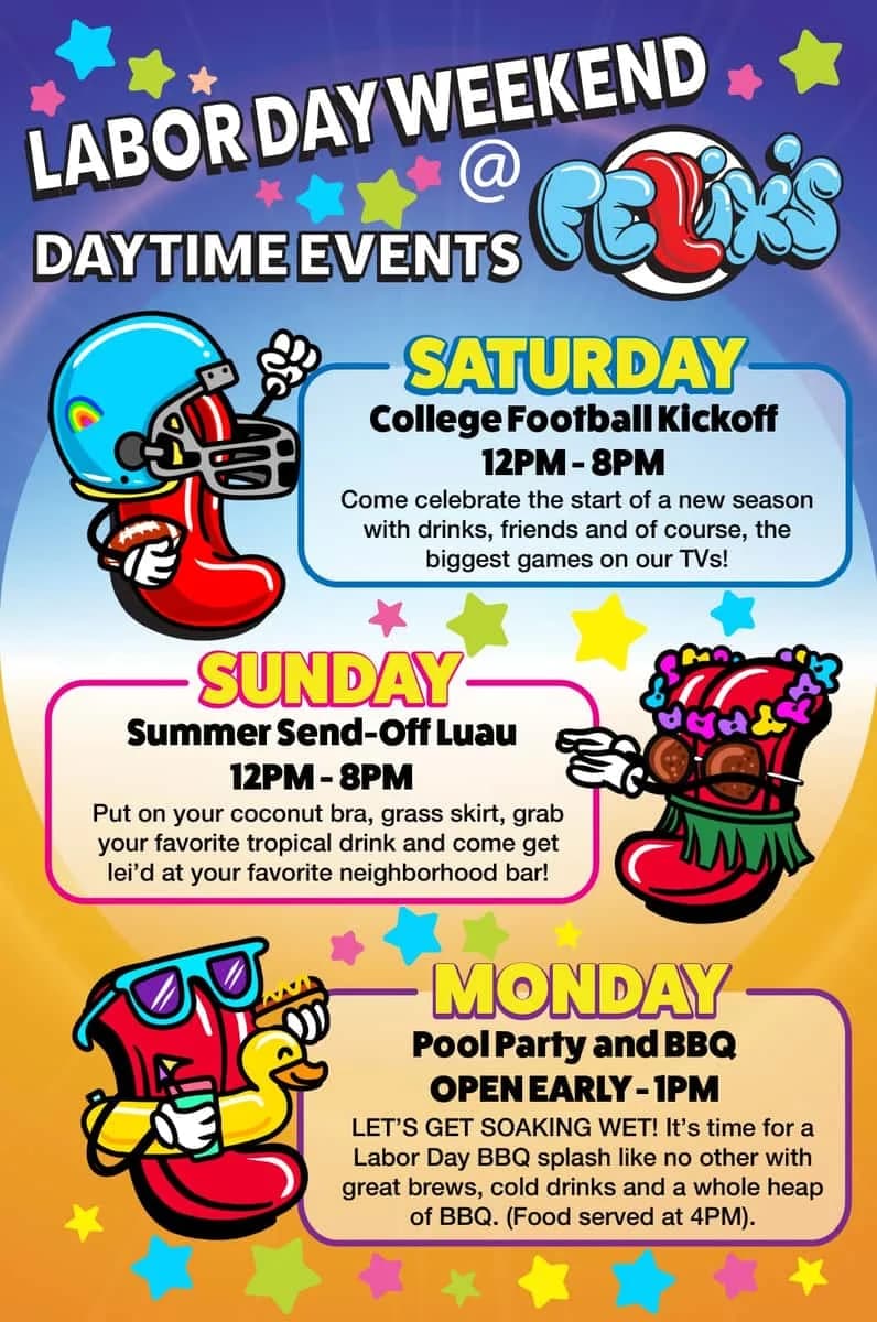 Labor Day Weekend Daytime Events