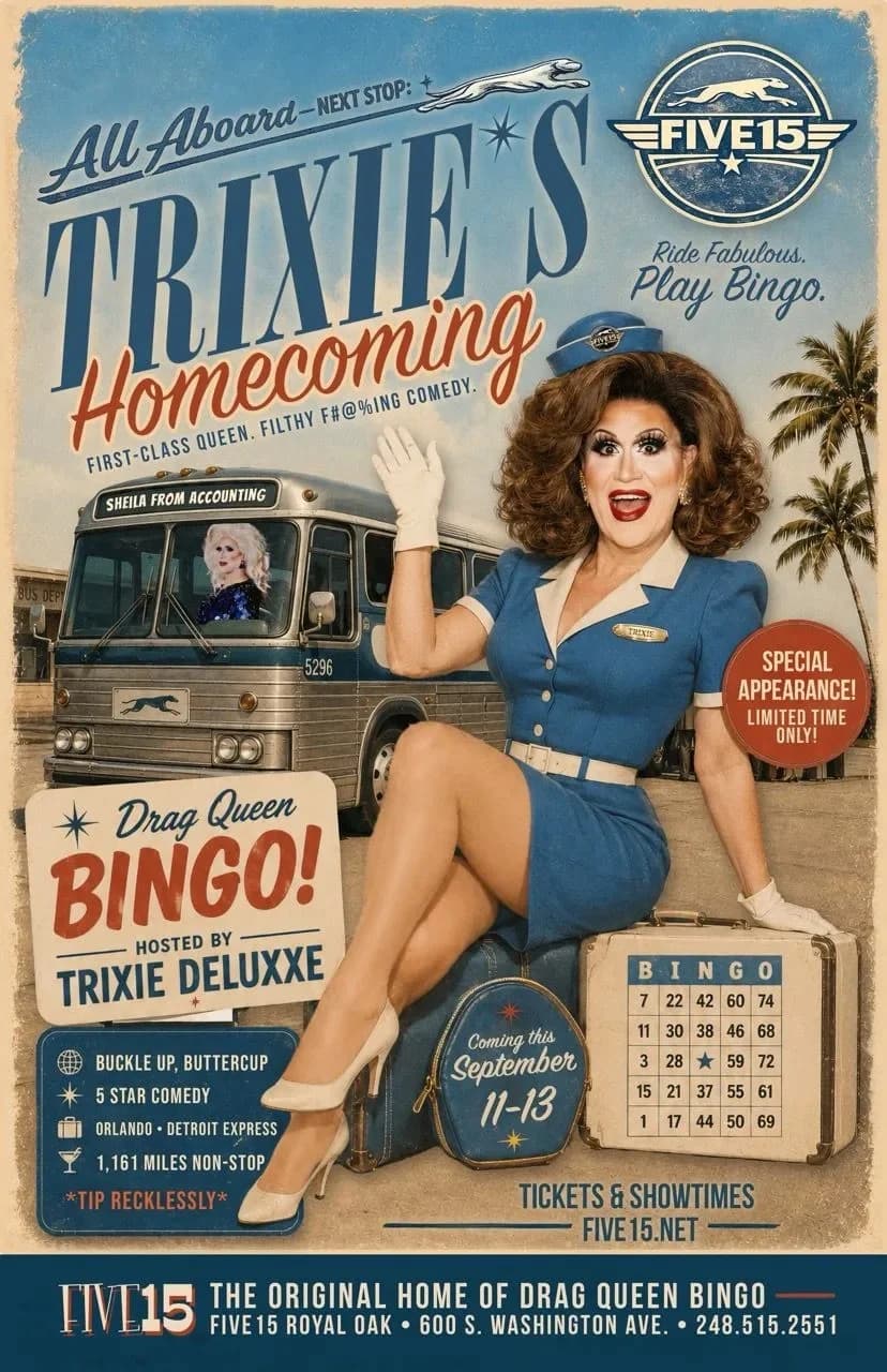 Trixie Deluxxe's Homecoming Drag Queen Bingo