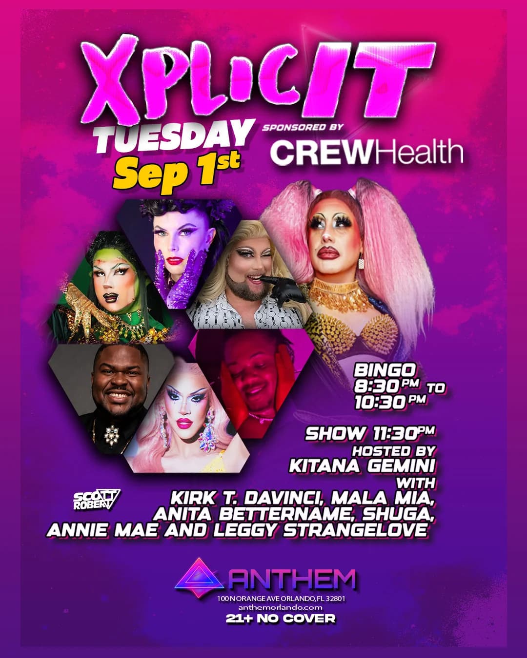 Xplicit Late Night Drag Show Hosted by Kitana Gemini