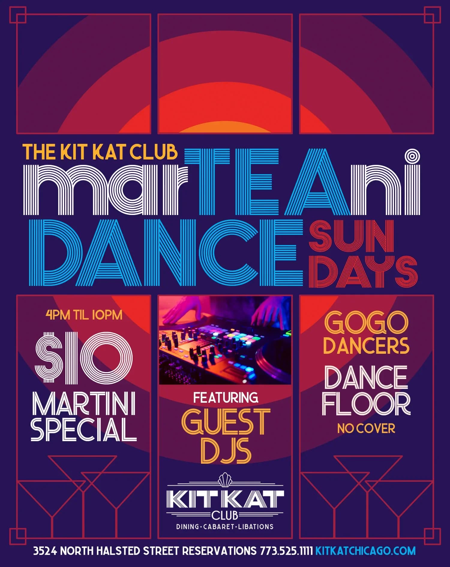 The Sunday marTEAni Dance (Day Party)