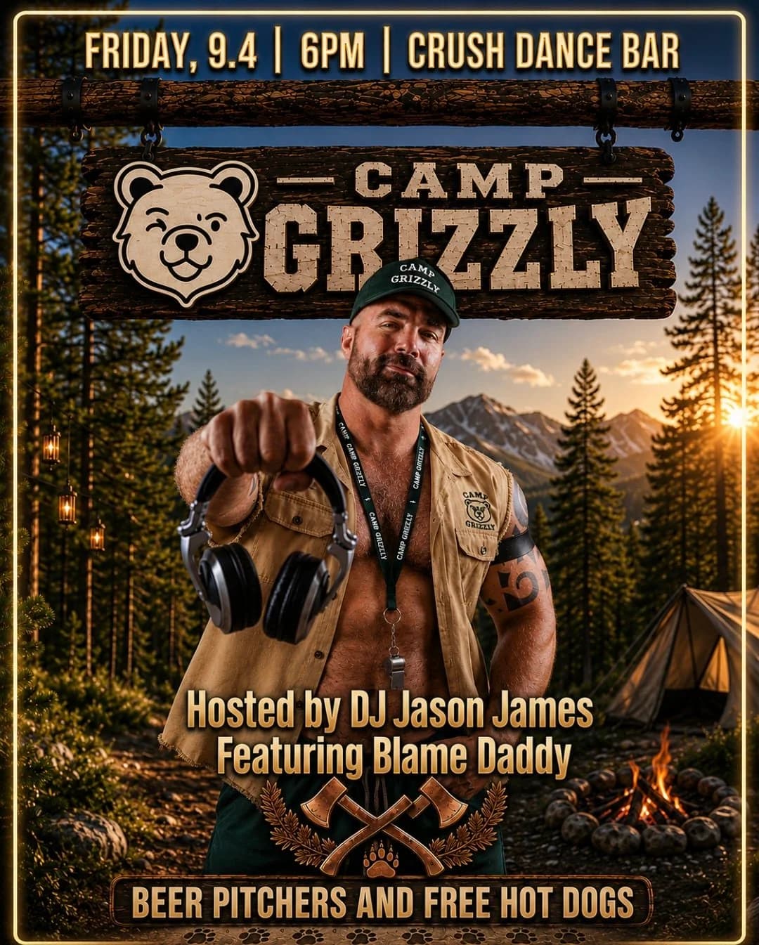 Grizzly Bear Happy Hour