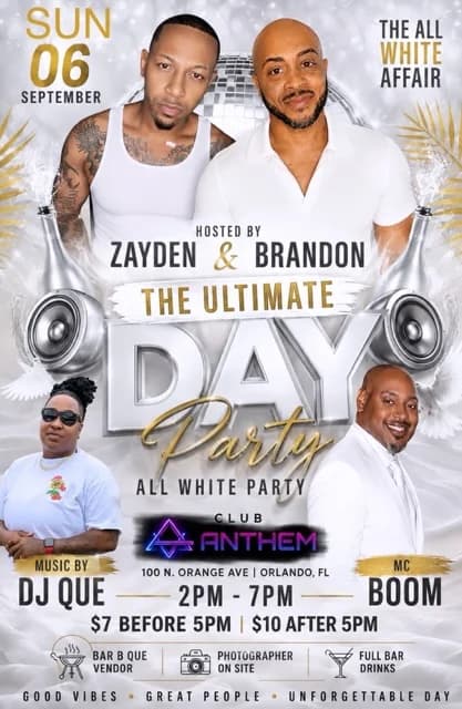 The Ultimate Day Party All White Affair