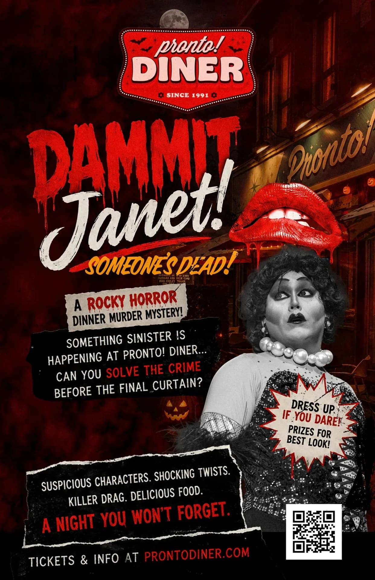 Dammit Janet! Someone's Dead. Dinner Murder Mystery