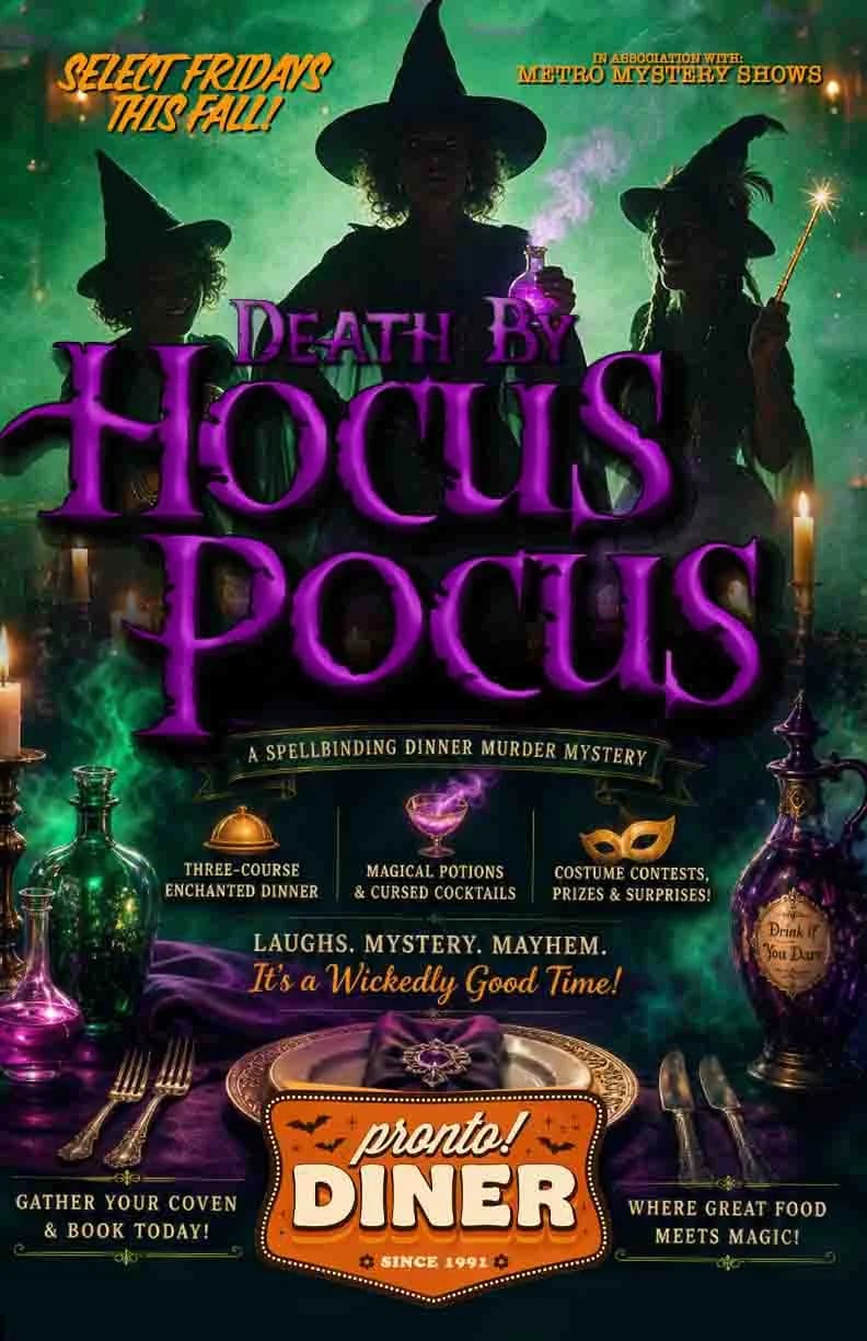 Death by Hocus Pocus Dinner Murder Mystery