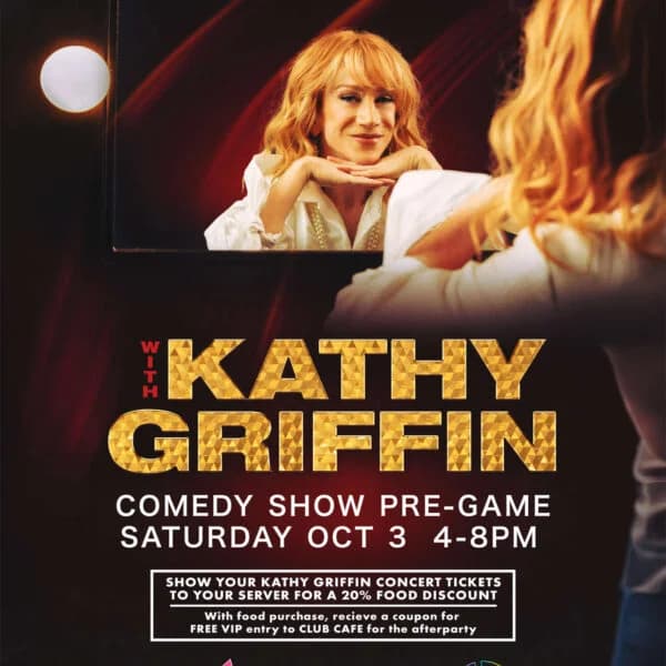 Kathy Griffin Comedy Show Pre Party