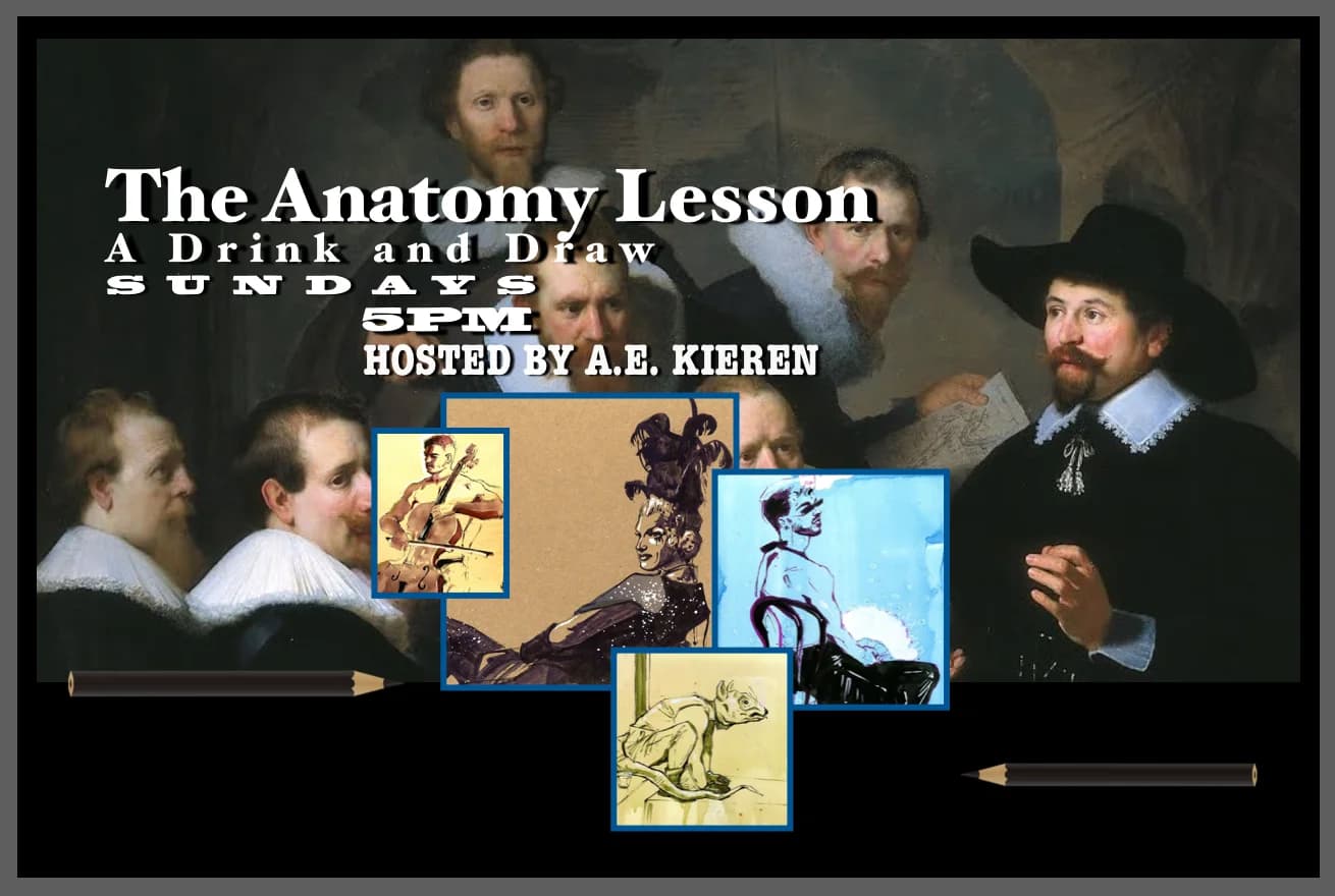 The Anatomy Lesson: Drink & Draw