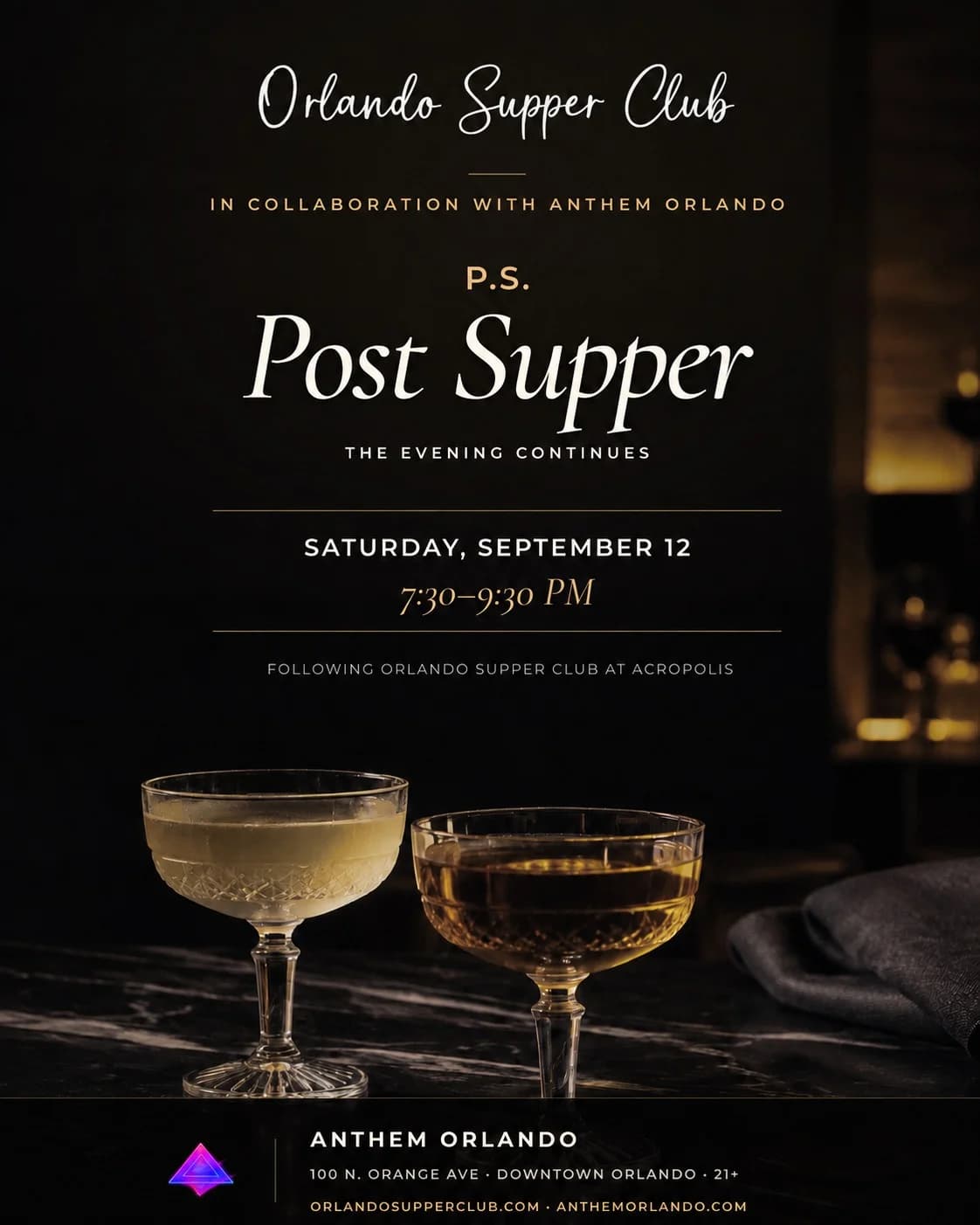 P.S. Post Supper Orlando Supper Club