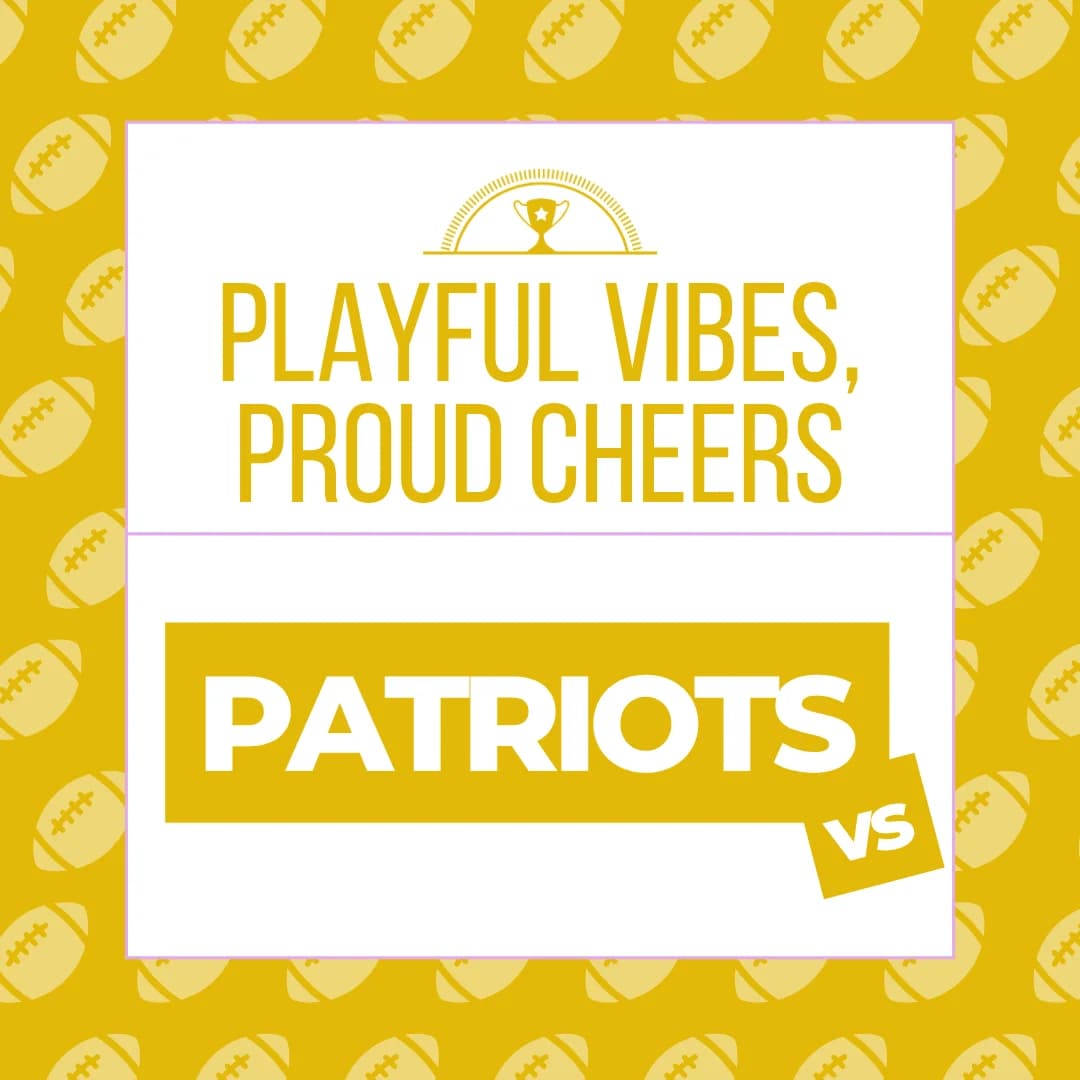 Sunday Football Fare: Patriots vs. Steelers