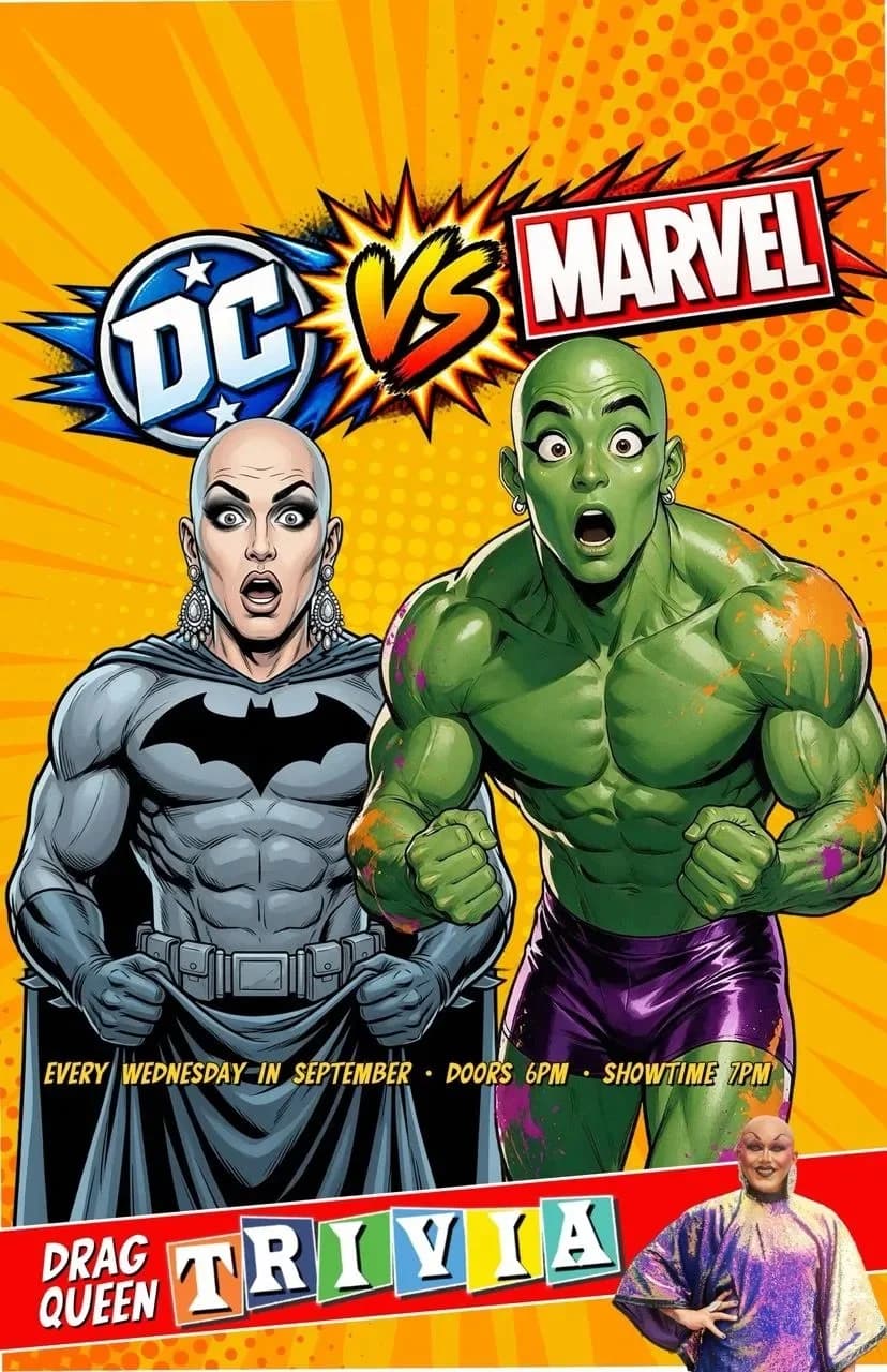 Drag Queen Trivia: DC vs. Marvel