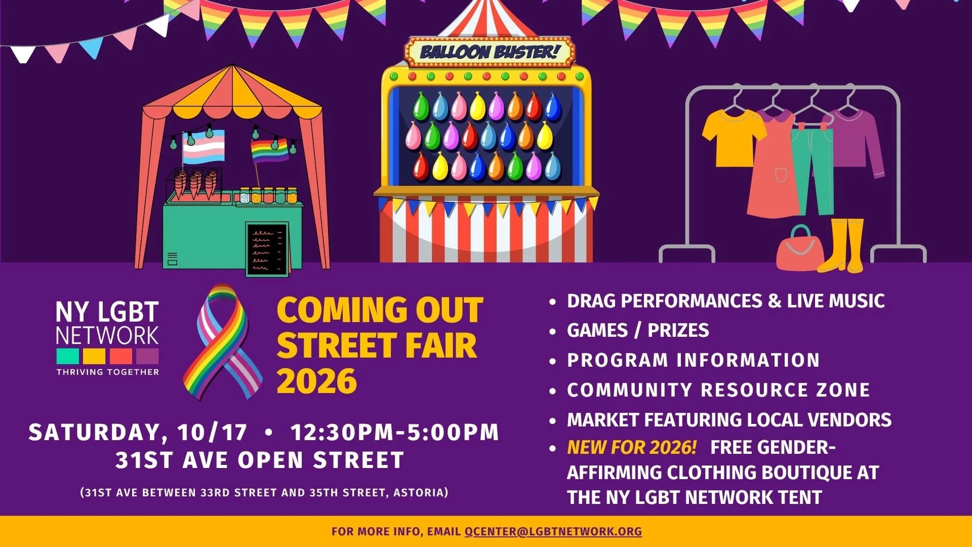 Coming Out Street Fair 2026