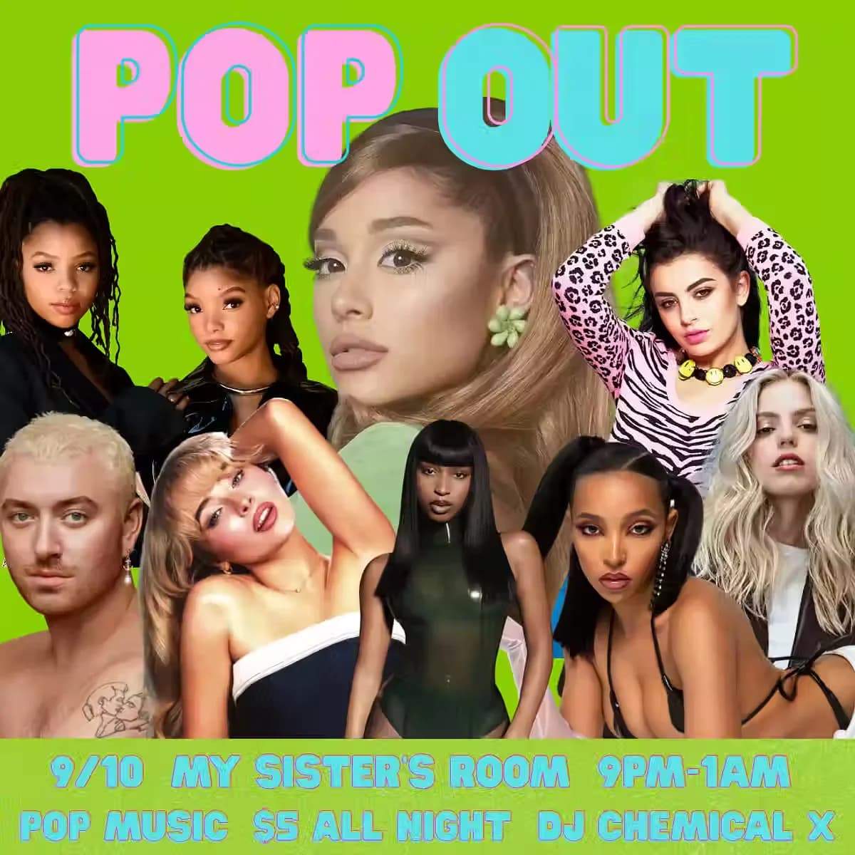 Pop Out: Pop Artists & Femme DJs