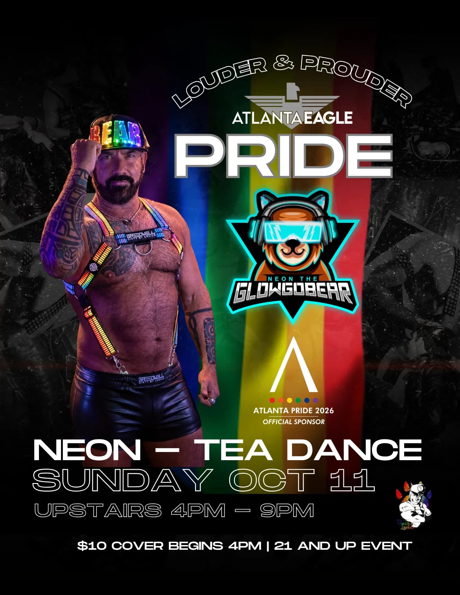 Neon the Glowgobear Atlanta Pride 2026: Louder & Prouder
