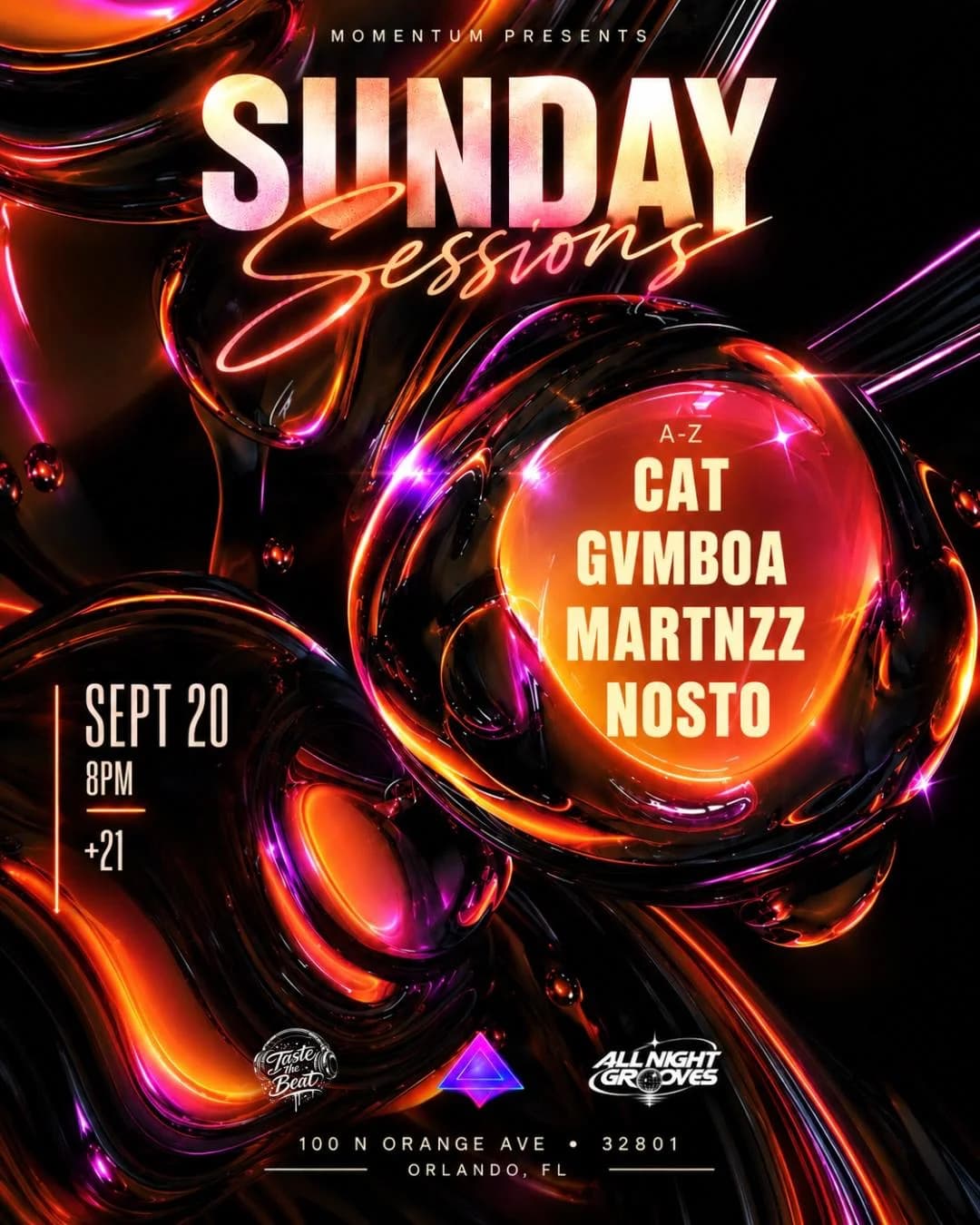 Sunday Sessions: Momentum with Cat Gvmboa Martnzz and Nosto