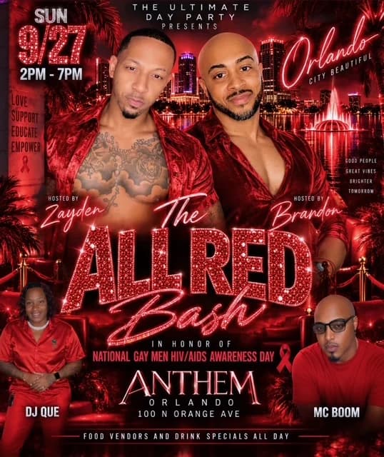 The Ultimate Day Party: The All Red Bash