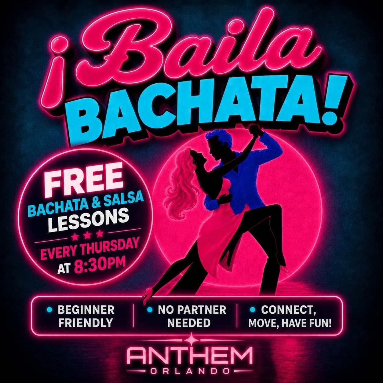 ¡Baila Bachata! Latin Night Dance Lessons