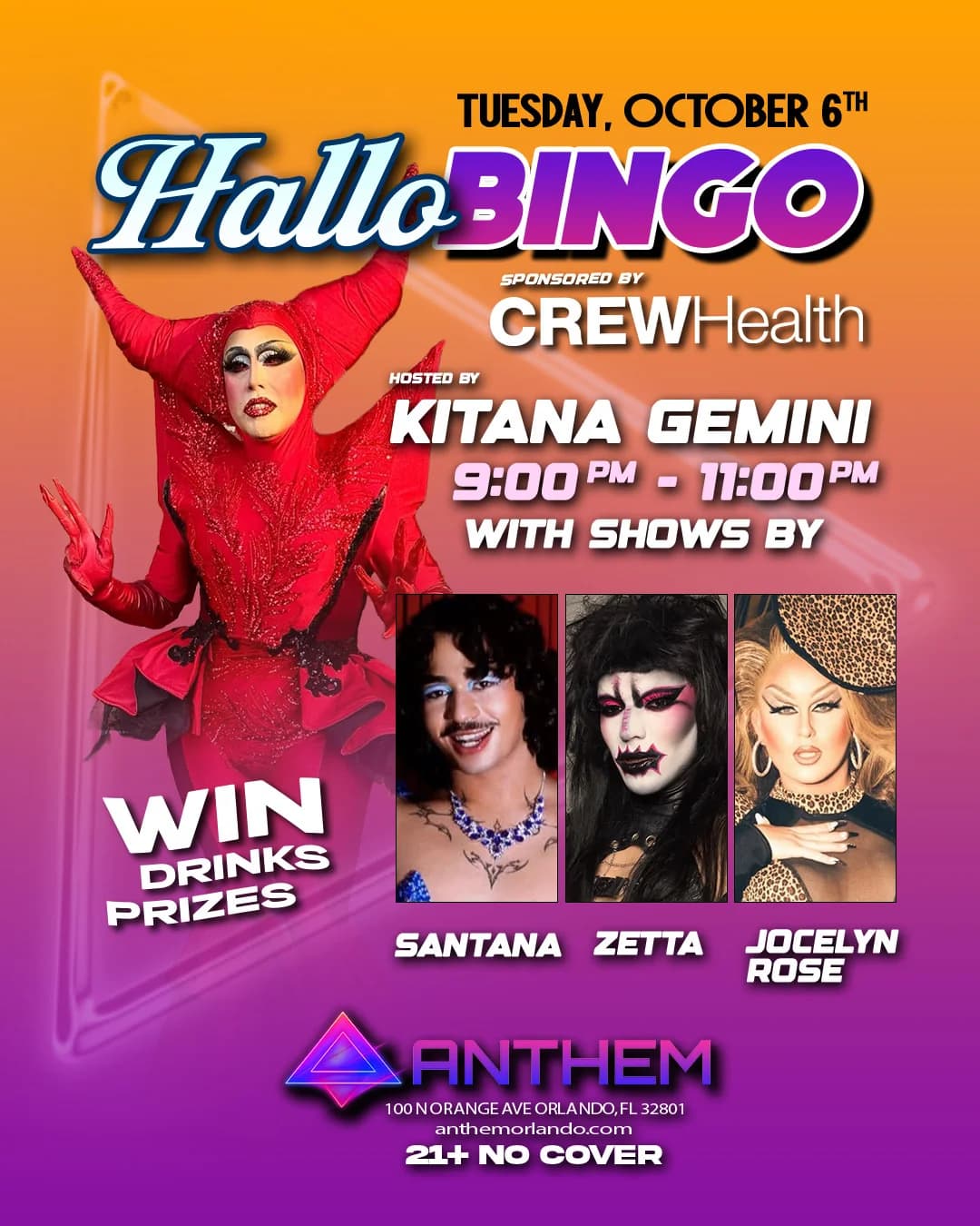 HalloBINGO: Halloween Drag Bingo Hosted by Kitana Gemini
