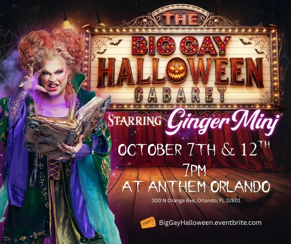 The Big Gay Halloween Cabaret Starring Ginger Minj