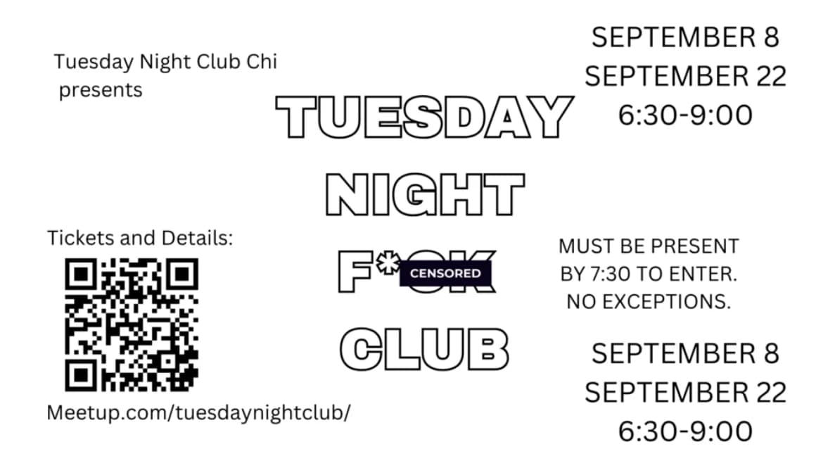Tuesday Night F**k Club!