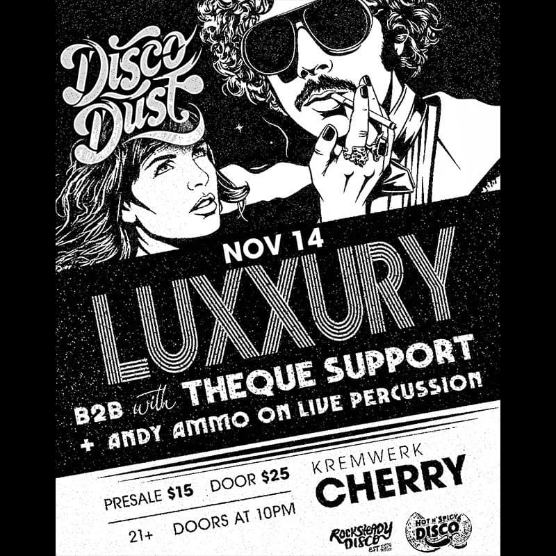 Disco Dust: All Vinyl Night Feat. Luxxury
