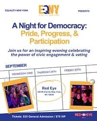 A Night for Democracy: Pride Progress & Participation