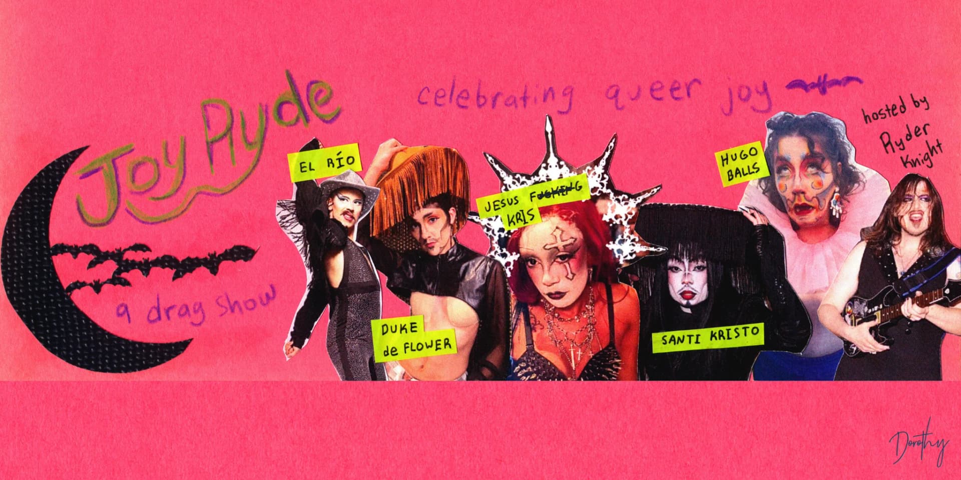 Joy Ryde: a drag show celebrating queer joy Halloween Edition