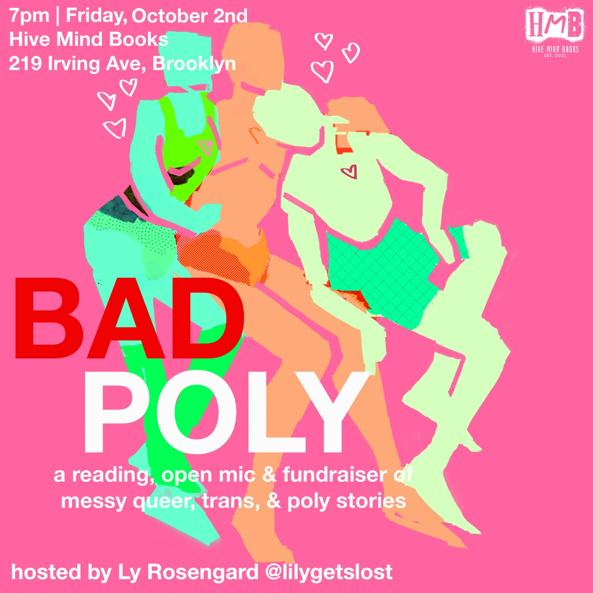 Bad Poly: An Open Mic & Fundraiser for Messy Queer Trans & Poly Stories