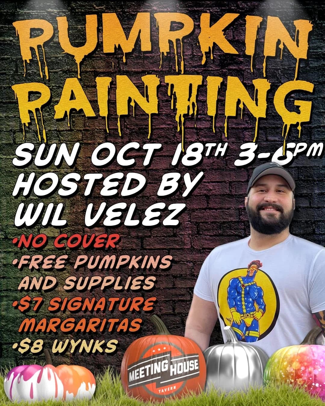 Wil's Workshop Pumpkin Painting