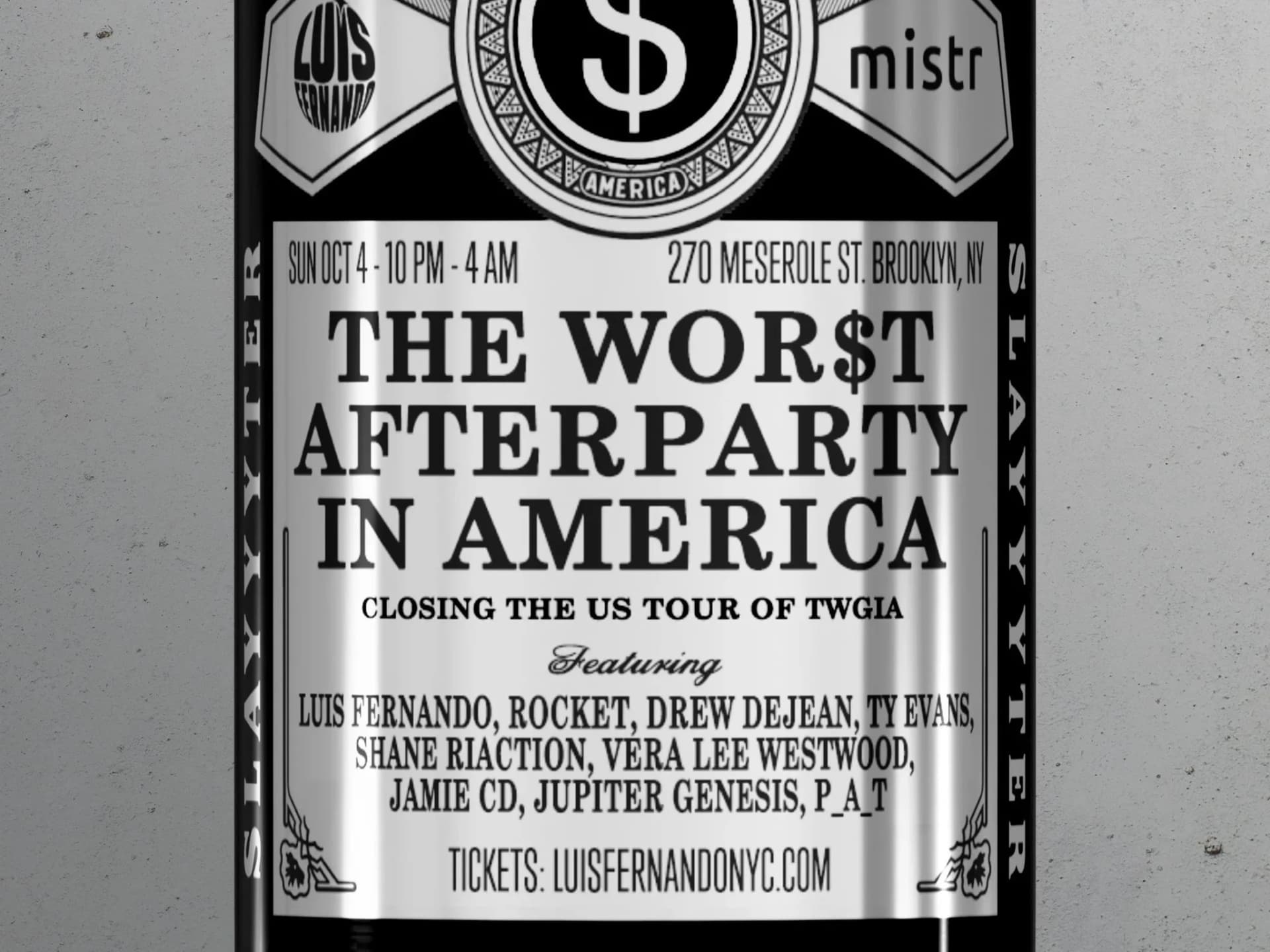 Wor$t Afterparty in America