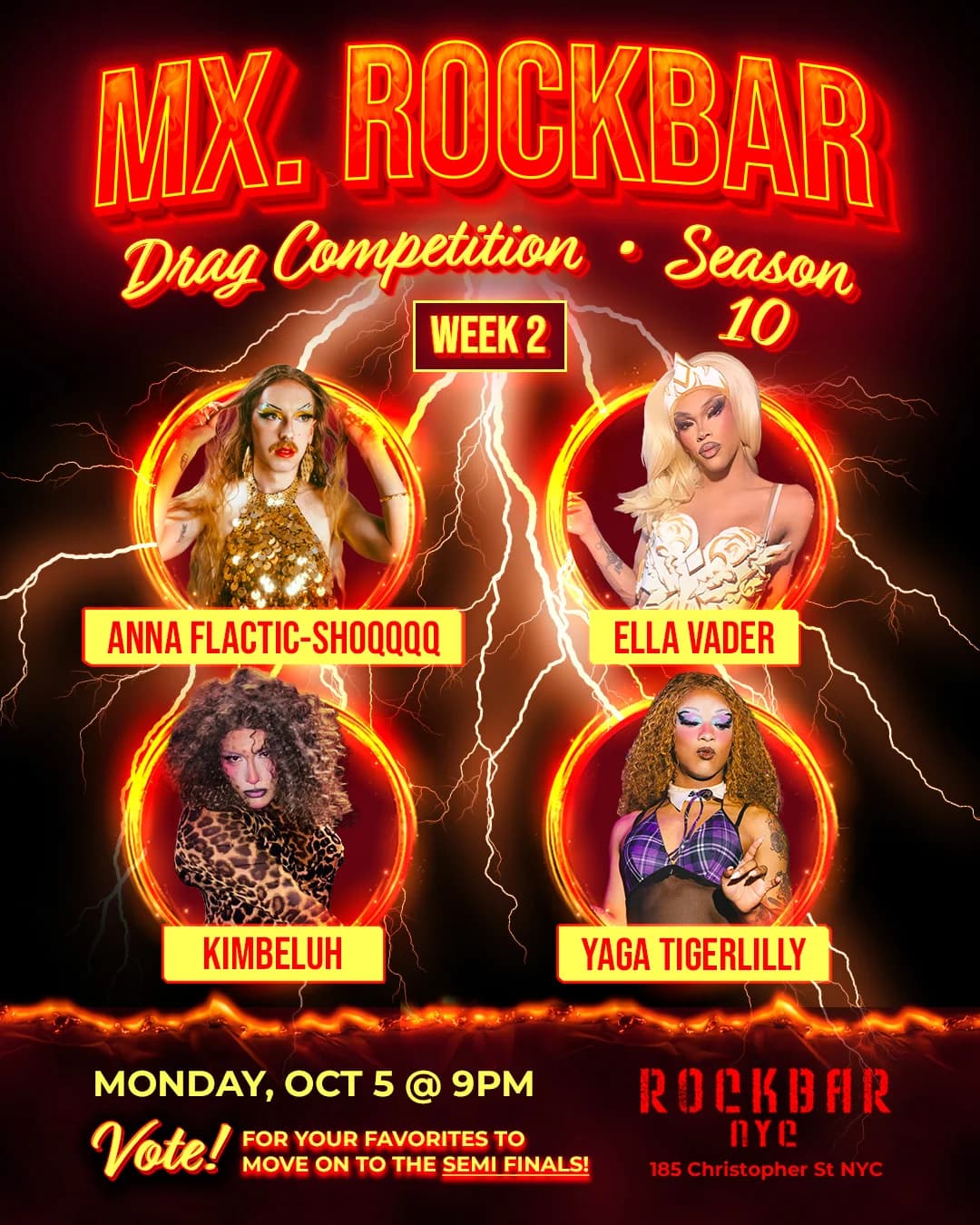 Mx. Rockbar Drag Competition: Week 2