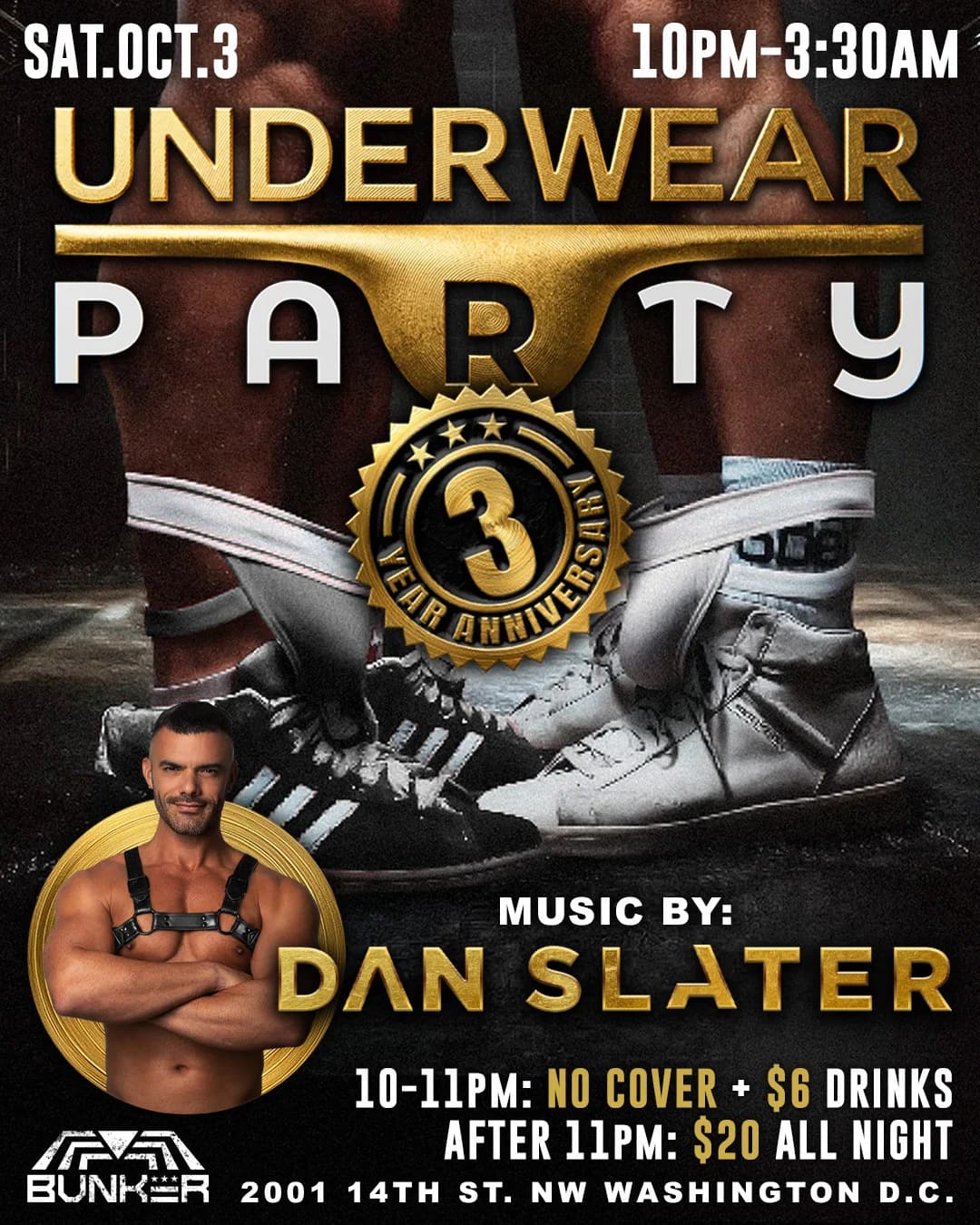 Underwear Party 3 Year Anniversary With Dan Slater