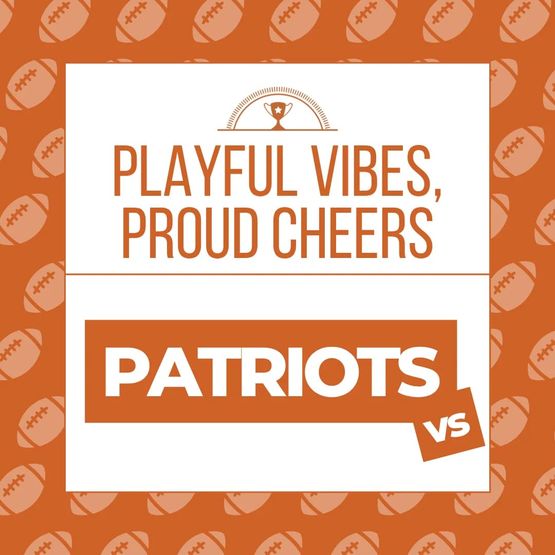 Sunday Football Fare: Patriots vs. Raiders