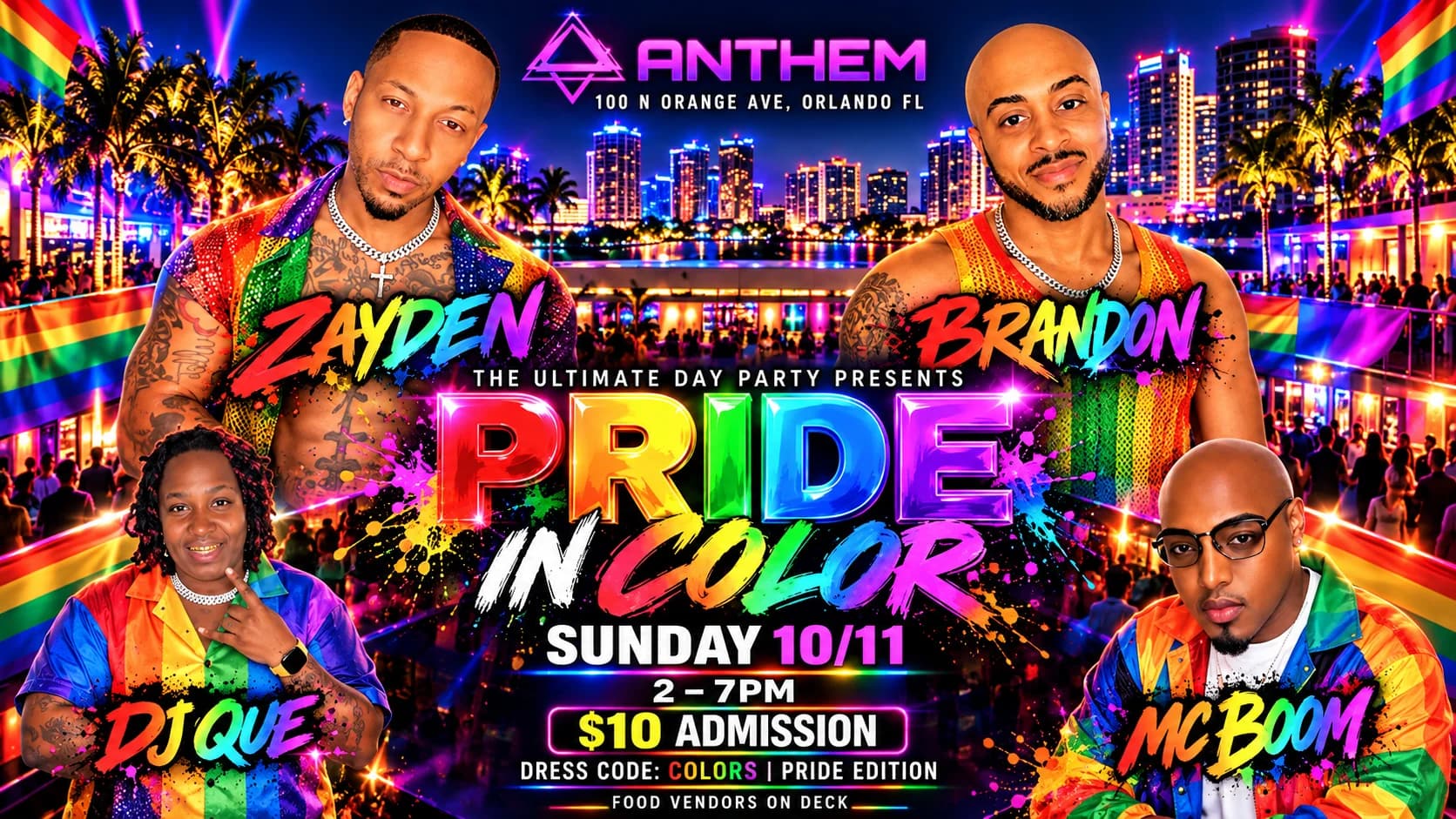 Pride in Color: The Ultimate Day Party