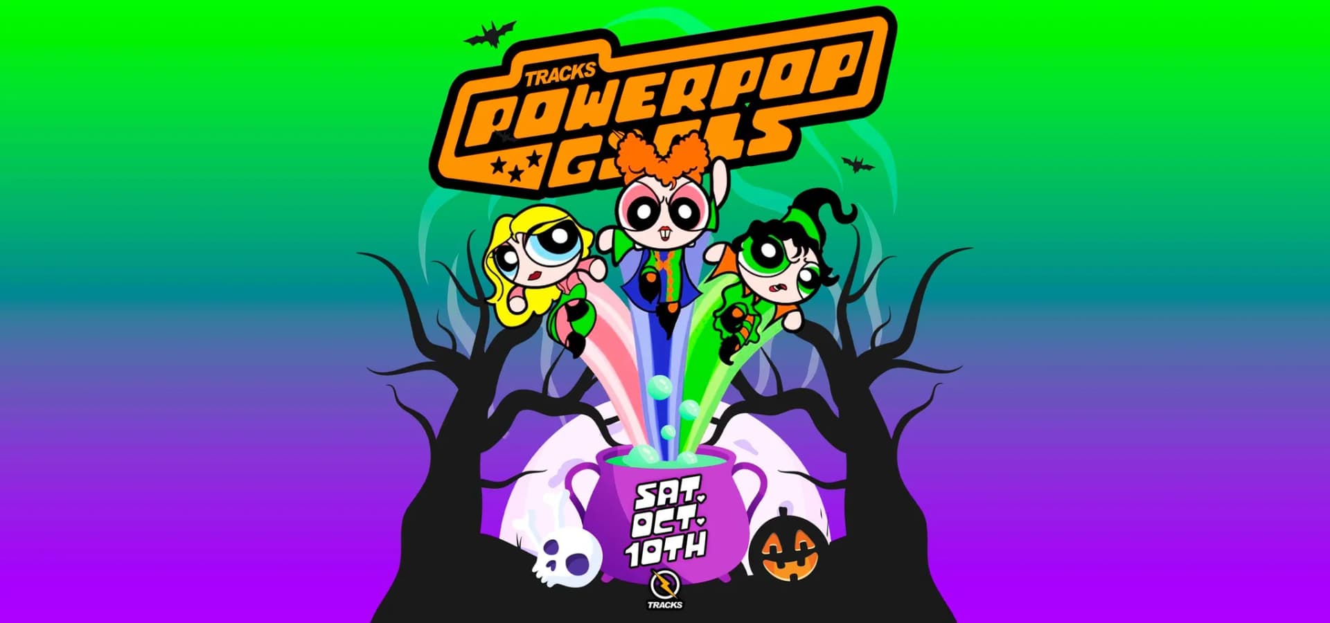 21+ Tracks Saturdays: PowerPop Girls Halloween