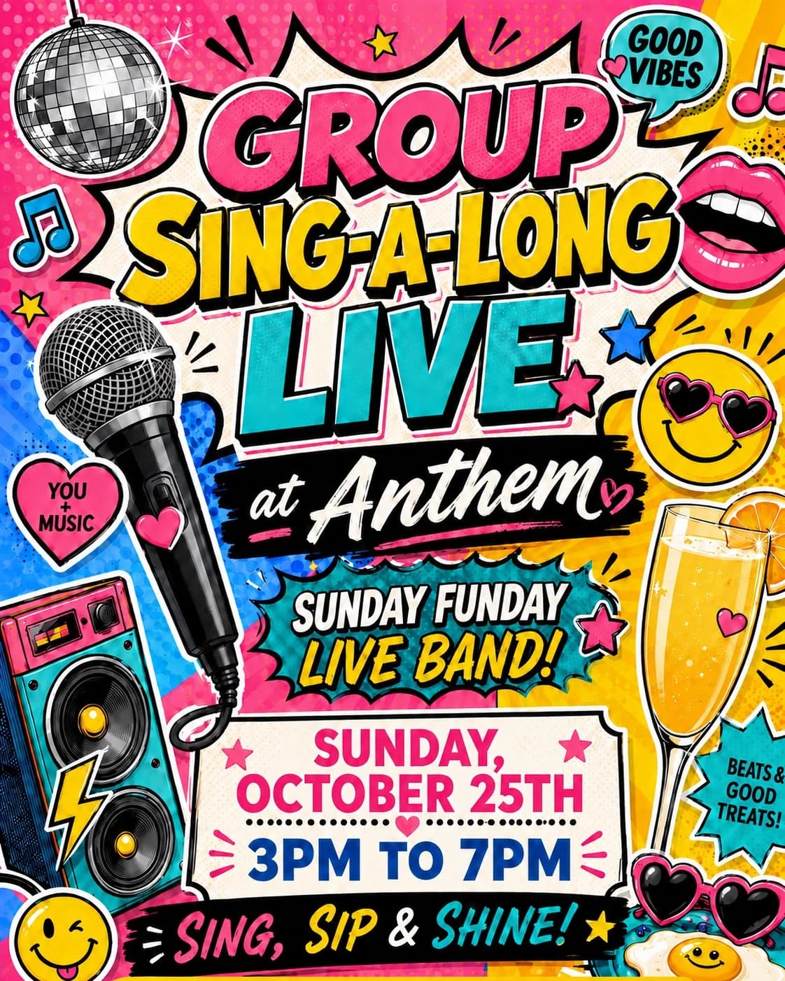 Group Sing A Long Live: Sunday Funday
