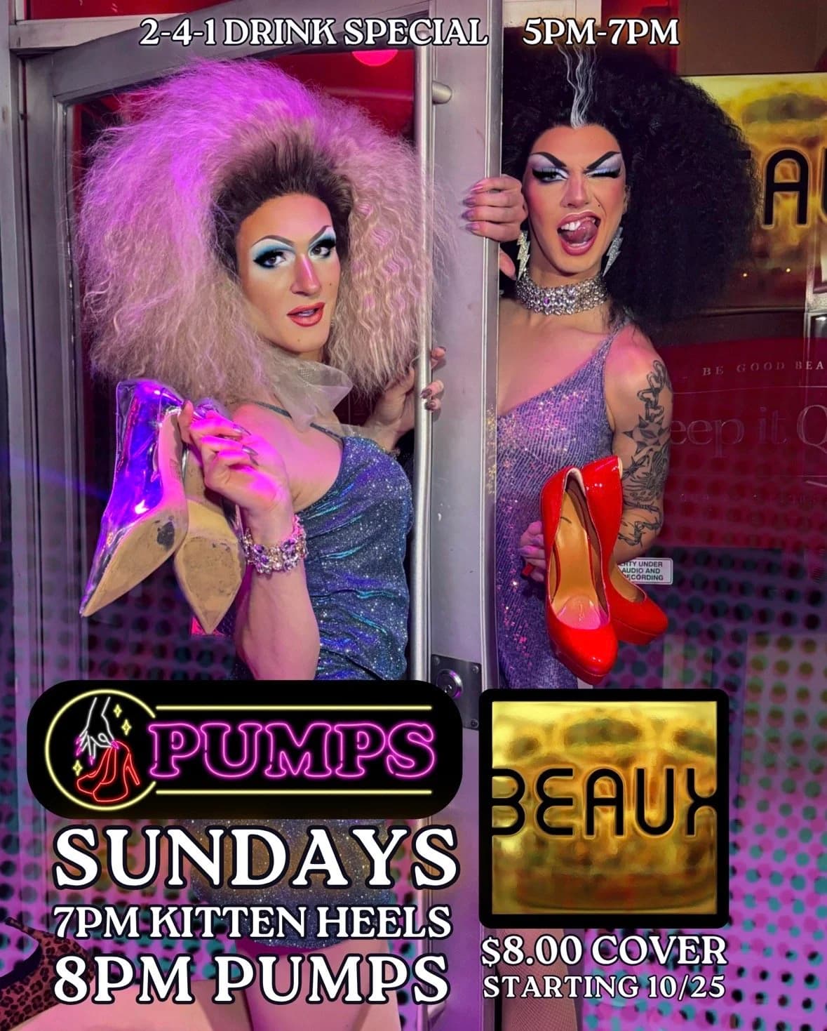 Pumps Sundays Launch: Rocky Horror Pumps!