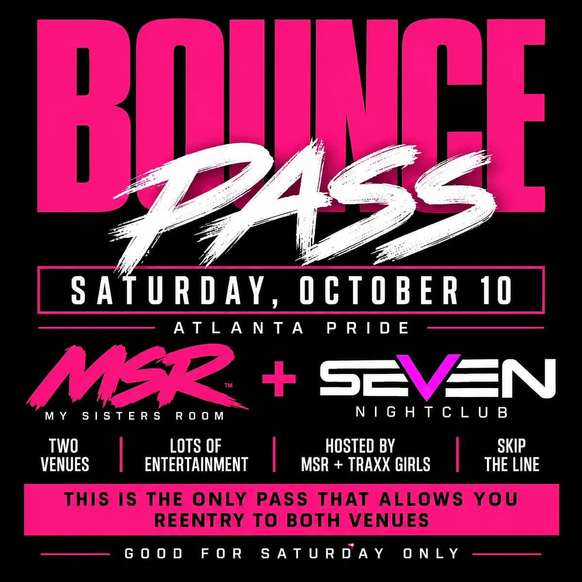 Bounce pass Msr and Seven