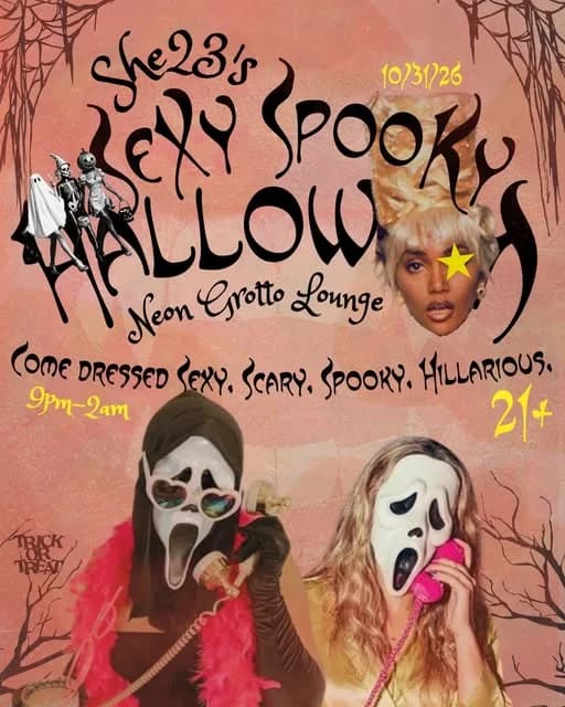 Shez3's Spooky Hallowe'en Neon Lounge