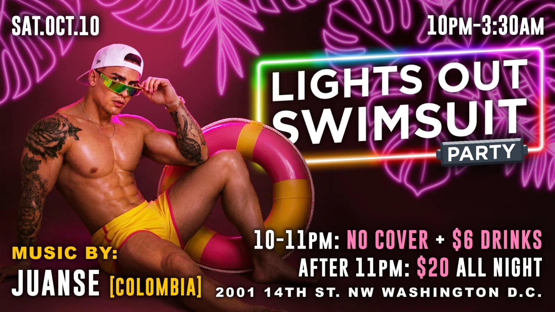 Lights Out Swim Suit Party