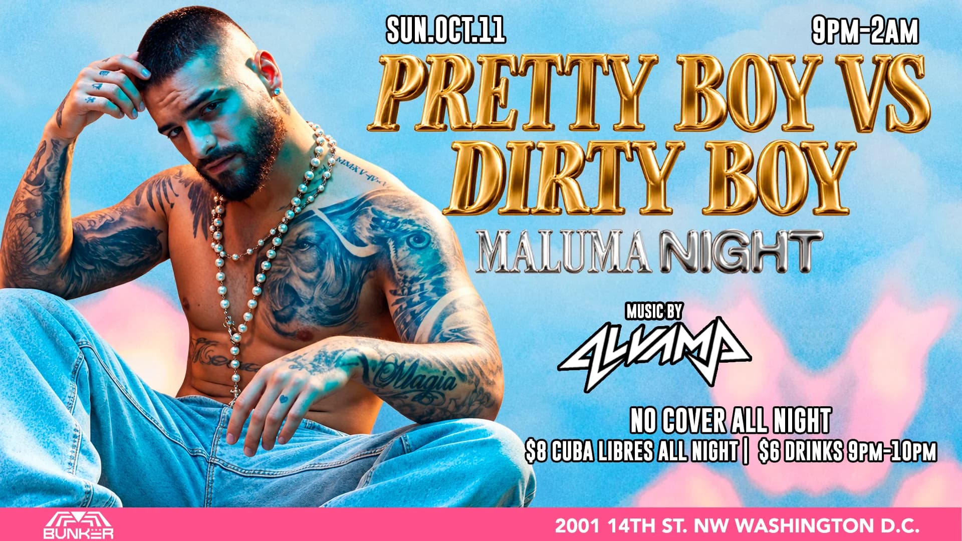 Pretty Boy vs Dirty Boy: Maluma Night