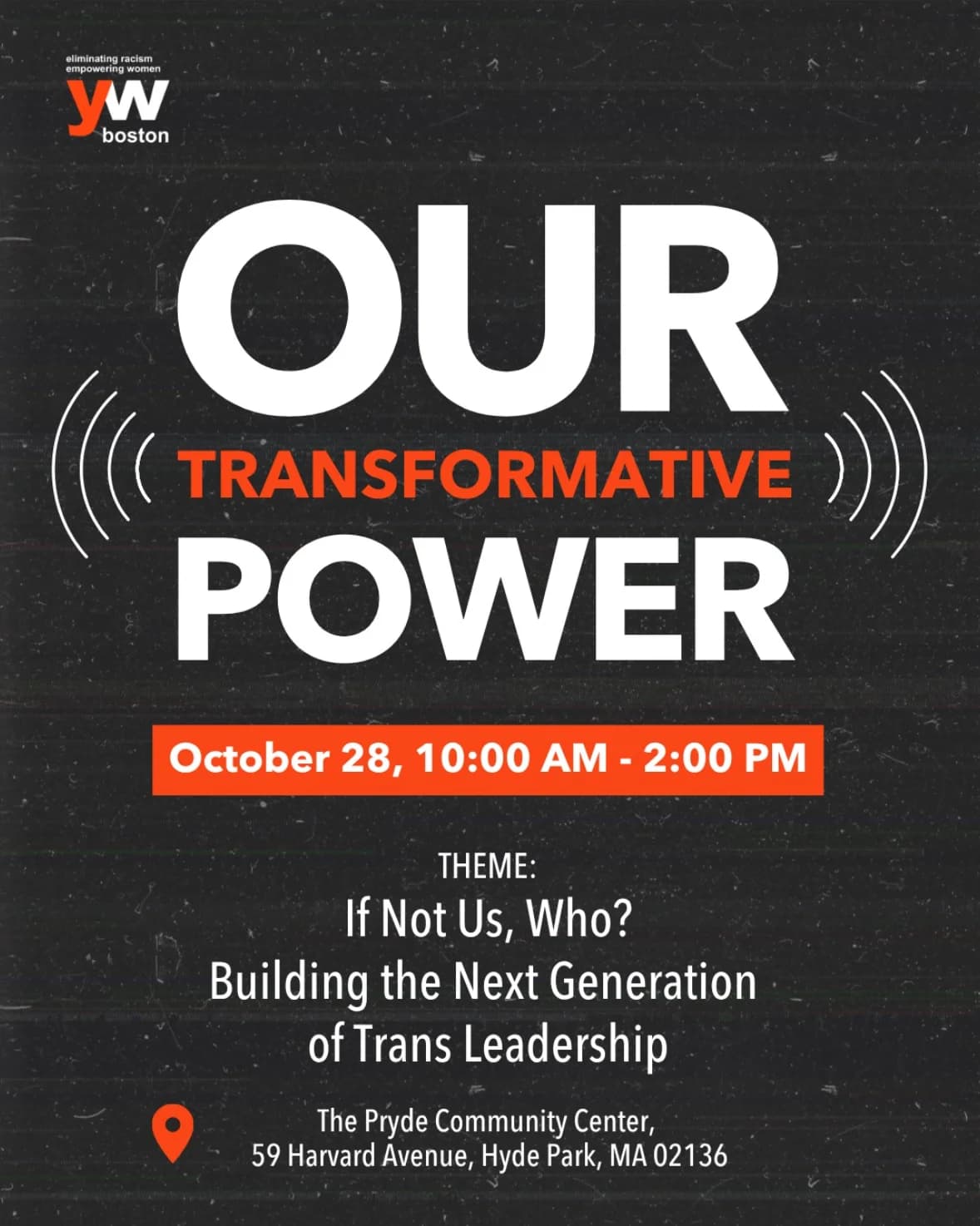 Our Transformative Power: If Not Us Who? Building the Next Generation of Trans Leadership