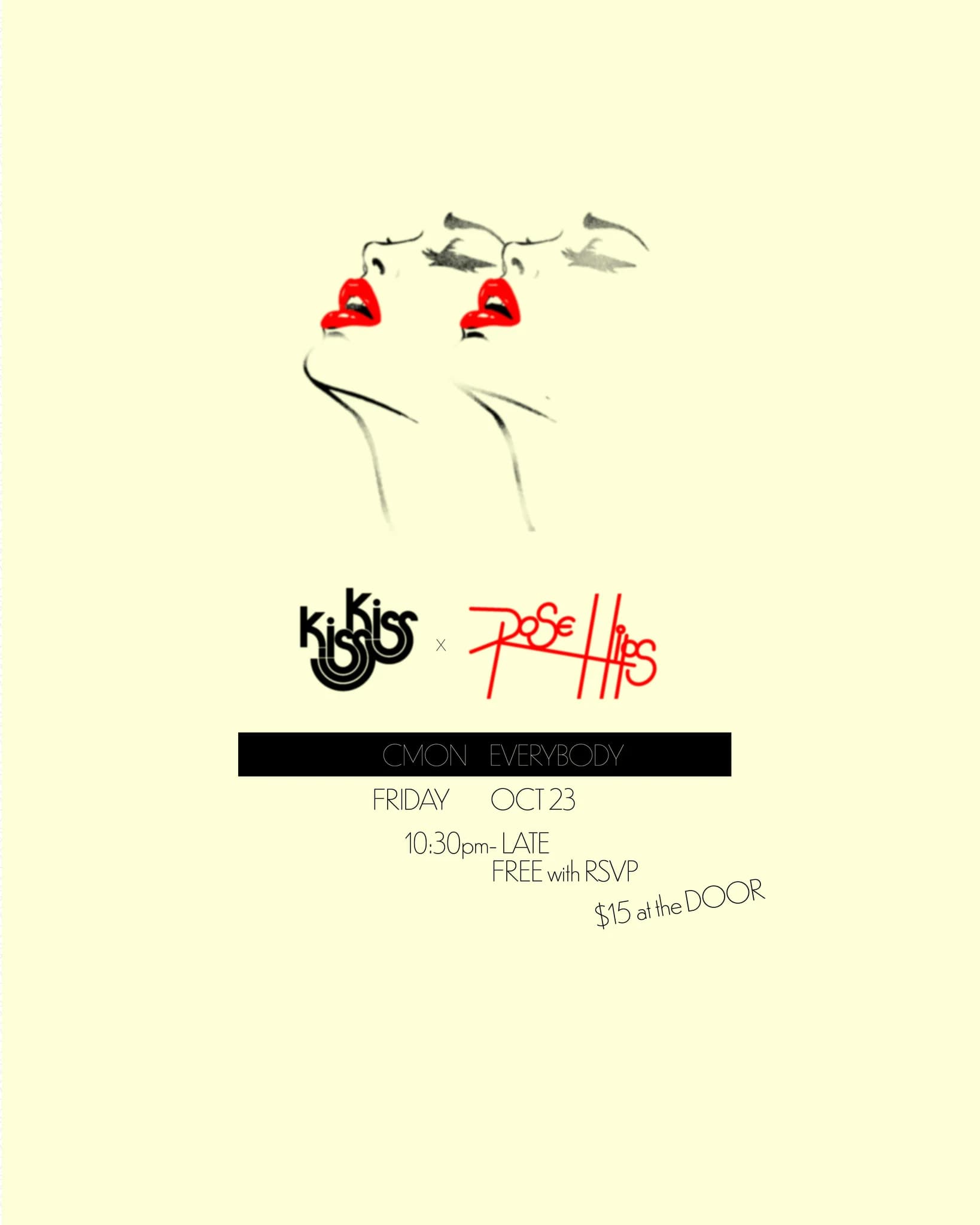 Kiss Kiss w/s/g Rose Hips