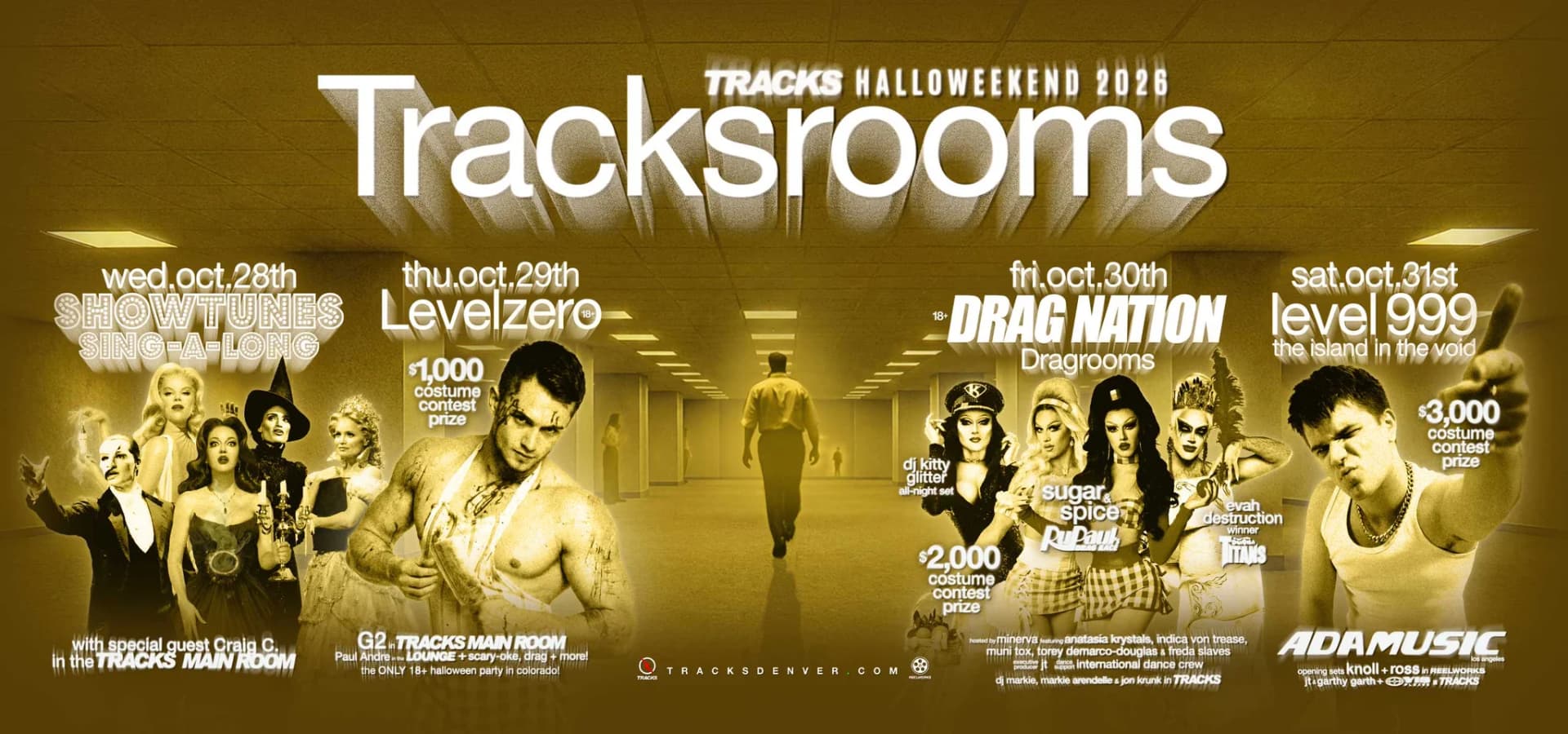 Halloweekend 2026: Tracksrooms