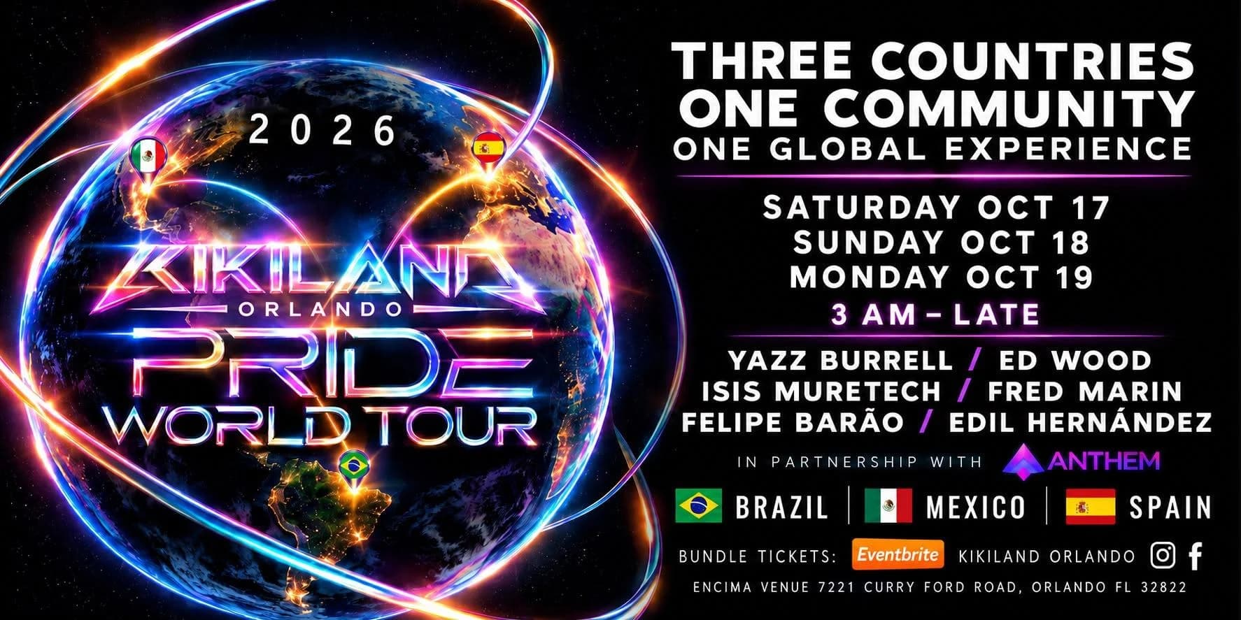 KIKILAND Orlando Pride World Tour: Ed Wood and Felipe Barão